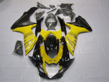 2011-2024 Yellow Matte Black GSXR 600-750 Motorcycle Fairings