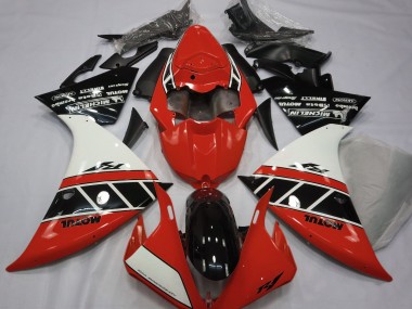 2012-2014 Gloss Red White and Black R1 Motorcycle Fairings