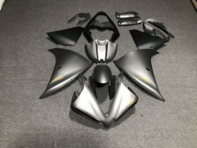 2012-2014 Matte Grey R1 Motorcycle Fairings