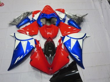 2012-2014 Red Blue and White R1 Motorcycle Fairings