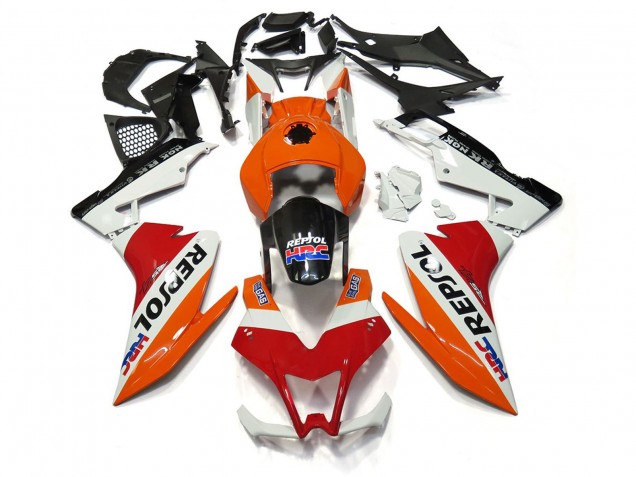 2012-2015 Repsol White and Red RS4 125 Motorcycle Fairings