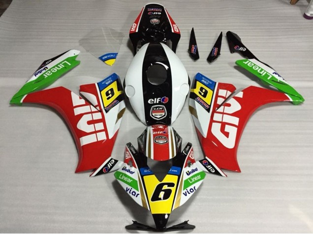 2012-2016 6 Givi Red CBR1000RR Motorcycle Fairings