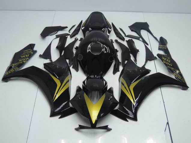 2012-2016 Black and Gold CBR1000RR Motorcycle Fairings