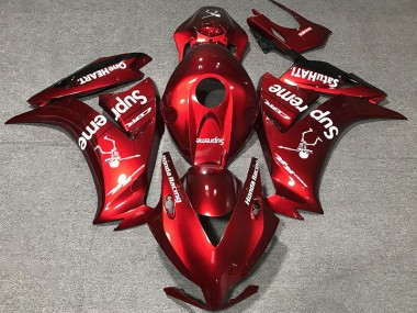2012-2016 Deep Red Custom CBR1000RR Motorcycle Fairings