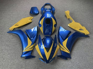 2012-2016 Gloss Blue and Yellow CBR1000RR Motorcycle Fairings