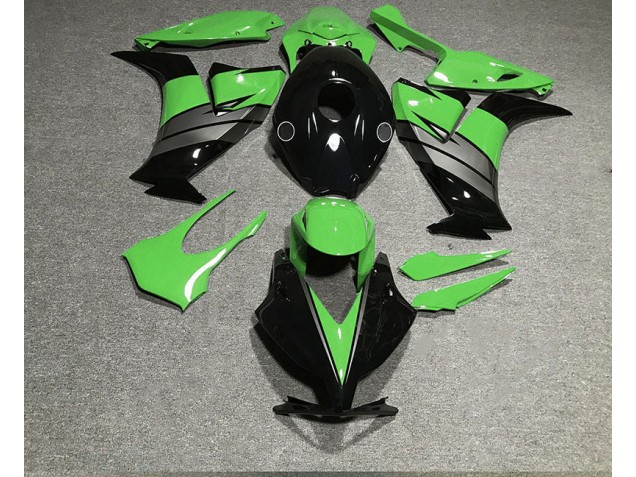 2012-2016 Gloss Green Black and Grey CBR1000RR Motorcycle Fairings