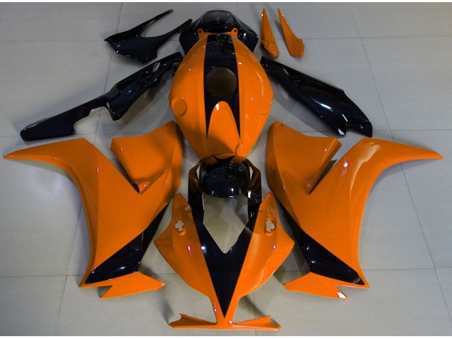 2012-2016 Gloss Orange and Black CBR1000RR Motorcycle Fairings