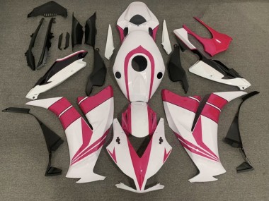 2012-2016 Gloss Pink and White CBR1000RR Motorcycle Fairings