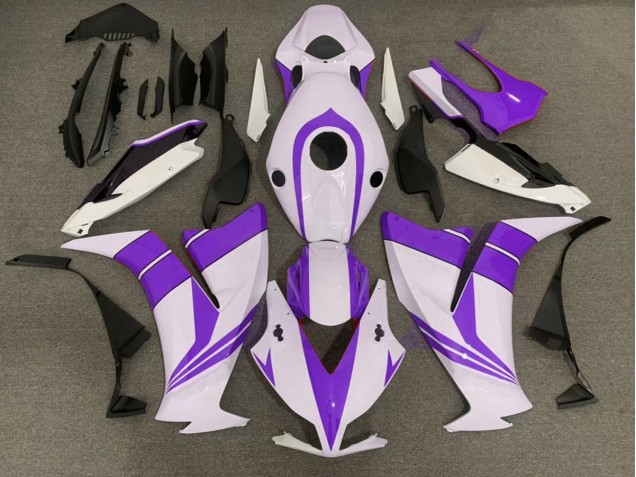 2012-2016 Gloss Purple and White CBR1000RR Motorcycle Fairings