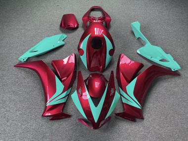 2012-2016 Gloss Red and Teal CBR1000RR Motorcycle Fairings