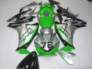 2012-2016 Green Silver CBR1000RR Motorcycle Fairings