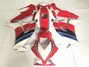 2012-2016 Red with White / Blue CBR1000RR Motorcycle Fairings