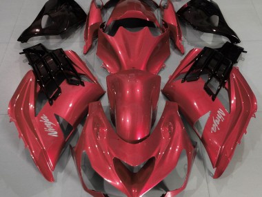 2012-2021 Vibrant Red ZX14R Motorcycle Fairings