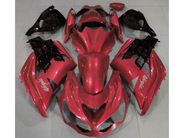 2012-2021 Vibrant Red ZX14R Motorcycle Fairings