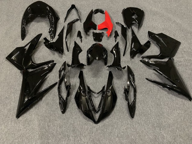 2013-2016 Gloss Black Daytona 675 Motorcycle Fairings