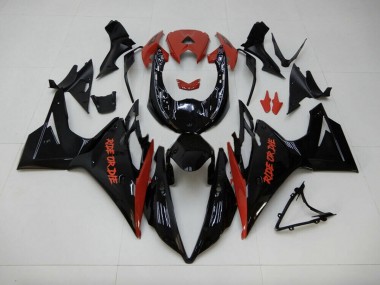 2013-2016 Gloss Black Style Daytona 675 Motorcycle Fairings