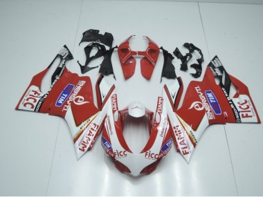 2013-2016 Red Race Style Daytona 675 Motorcycle Fairings