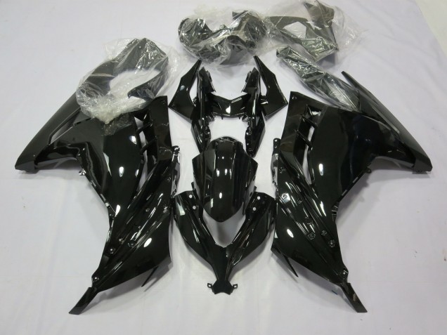 2013-2018 Black Gloss Ninja 300 Motorcycle Fairings