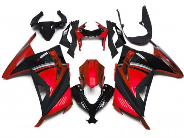 2013-2018 Gloss Red Ninja 300 Motorcycle Fairings