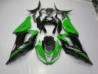 2013-2018 Green Black ZX6R Motorcycle Fairings