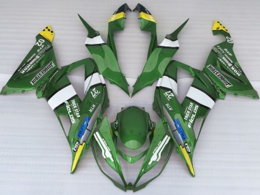 2013-2018 Green Logo Style ZX6R Motorcycle Fairings