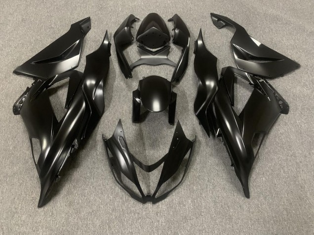 2013-2018 Matte Black & Protective Coat ZX6R Motorcycle Fairings