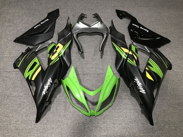 2013-2018 Matte Black & Racing ZX6R Motorcycle Fairings