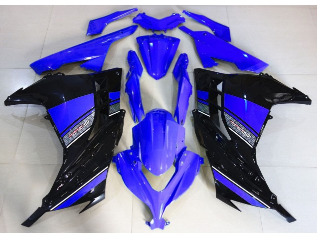 2013-2018 Midnight Blue and Black Ninja 300 Motorcycle Fairings