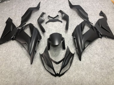 2013-2018 Plain Matte Black ZX6R Motorcycle Fairings