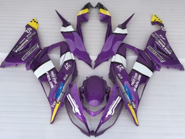 2013-2018 Purple Logo Style ZX6R Motorcycle Fairings