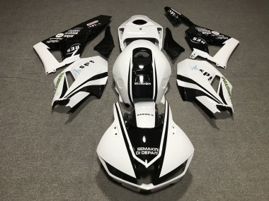 2013-2023 Black and White Design CBR600RR Motorcycle Fairings
