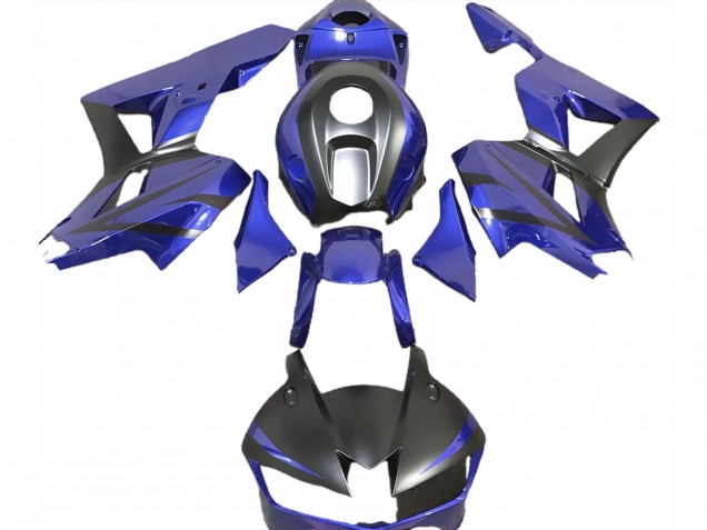 2013-2023 Deep Blue and Matte Black CBR600RR Motorcycle Fairings