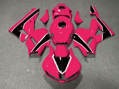 2013-2023 Gloss Bright Pink and Black CBR600RR Motorcycle Fairings