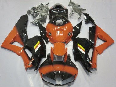 2013-2023 Gloss Orange and Black Fade CBR600RR Motorcycle Fairings