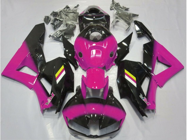 2013-2023 Gloss Pink and Black Fade CBR600RR Motorcycle Fairings