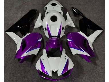 2013-2023 Gloss Purple White and Blue CBR600RR Motorcycle Fairings