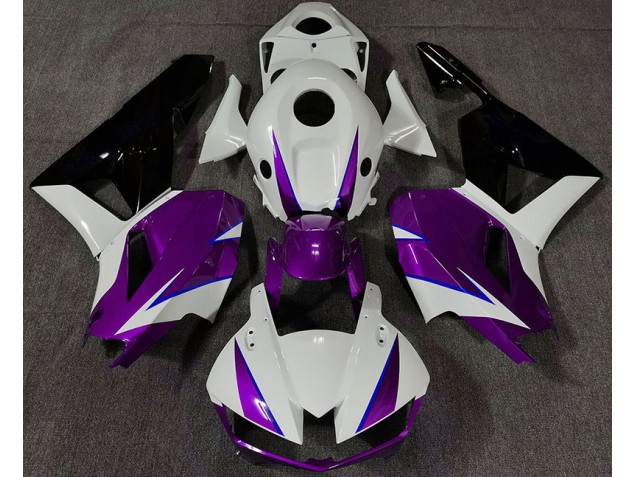 2013-2023 Gloss Purple White and Blue CBR600RR Motorcycle Fairings