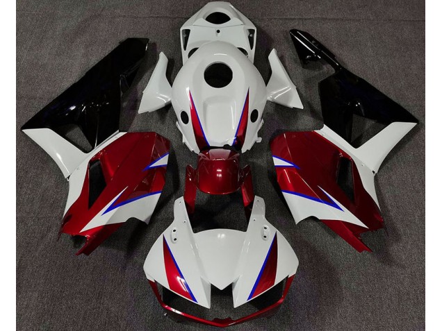 2013-2023 Gloss Red White and Blue CBR600RR Motorcycle Fairings