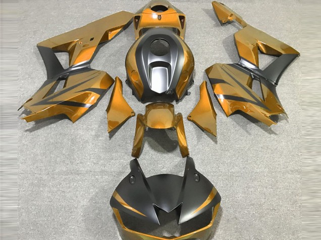 2013-2023 Gold and Matte Black CBR600RR Motorcycle Fairings