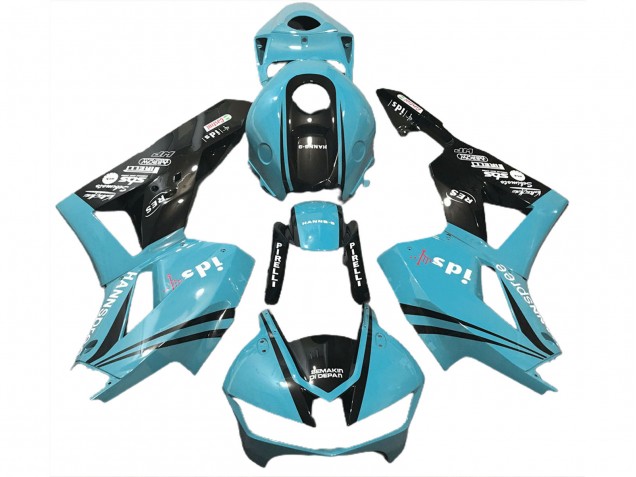 2013-2023 Light Blue & Logos CBR600RR Motorcycle Fairings