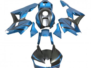 2013-2023 Light Blue and Matte Black CBR600RR Motorcycle Fairings