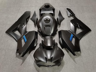 2013-2023 Matte Black & Light Blue CBR600RR Motorcycle Fairings