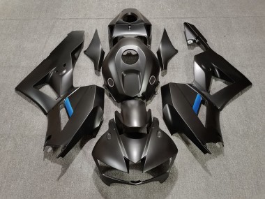 2013-2023 Matte Black w Blue CBR600RR Motorcycle Fairings