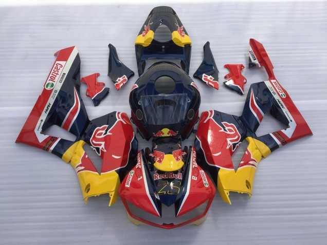 2013-2023 Red and Blue Bull CBR600RR Motorcycle Fairings