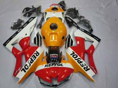 2013-2023 White Repsol CBR600RR Motorcycle Fairings