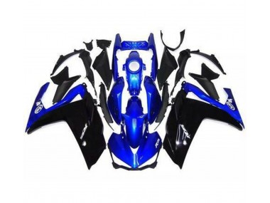 2015-2018 Gloss Black and Blue R3 Motorcycle Fairings