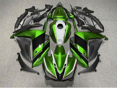 2015-2018 Green Black and White R3 Motorcycle Fairings