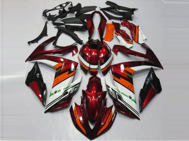 2015-2018 Orange and Maroon R3 Motorcycle Fairings