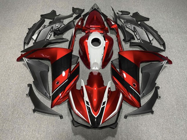2015-2018 Red Black and White R3 Motorcycle Fairings