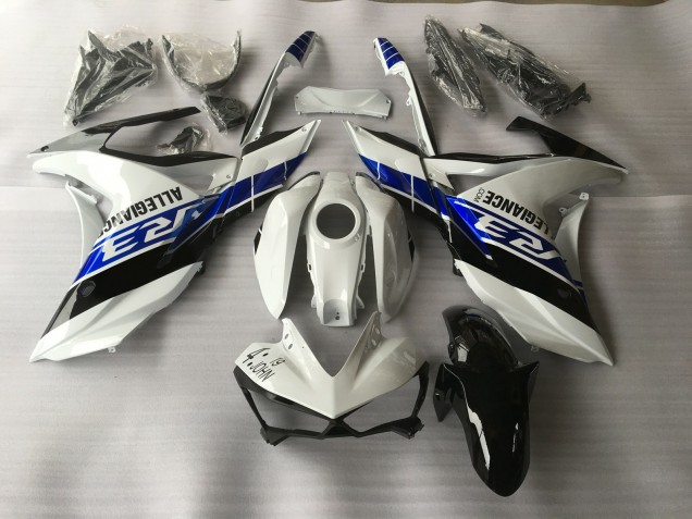 2015-2018 White Blue and Black R3 Motorcycle Fairings